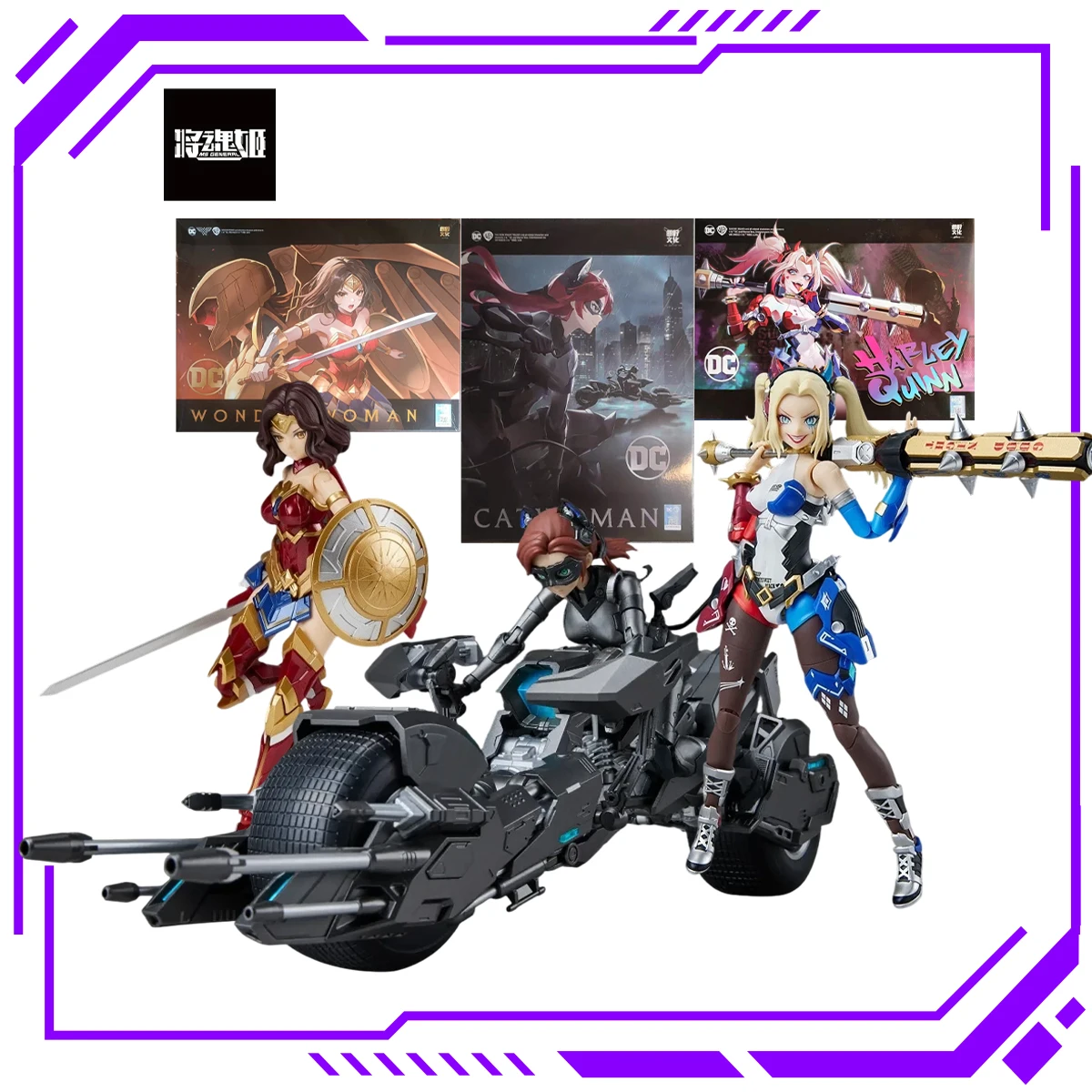 Model Kit Harley Quinn - 在庫あり 本物のジャイアンツハーレークイン ワンダーウーマン キャットウーマン アニメフィギュア モデルキット