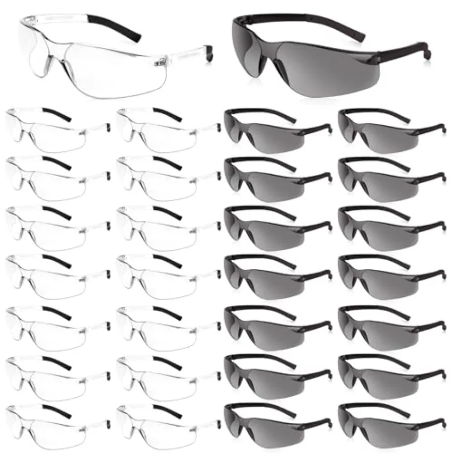 

Salfboy Safety Glasses for Men Women ANSI Z87.1 Safety Glasses Bulk Protective Eyewear Scratch-Resistant