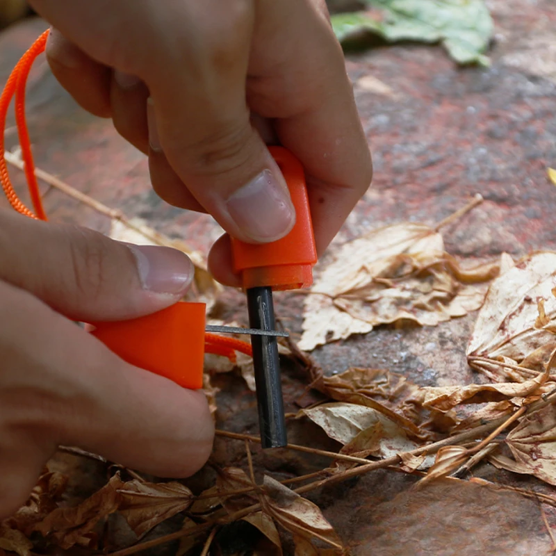 Outdoor Survival Emergency Flint with Serrated Scraper USB Flash Drive Magnesium Bar Fire Starting Kit Cigarette accessories