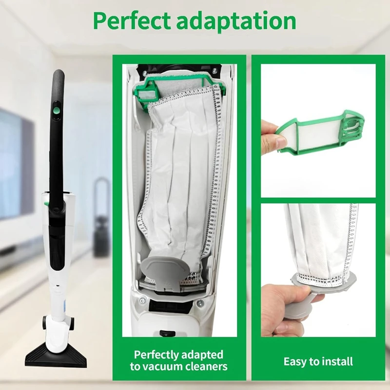 Мешки для пыли с фильтрами, комплект ароматических блоков для VK7 FP7, аксессуары для пылесосов, фильтрующие мешки премиум-класса-A69M