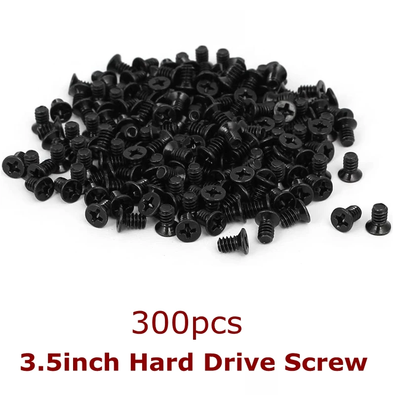 

300PCS/Lot 3.5inch Hard Drive Screw Computer Case HDD Screw Replacement Screw Supply