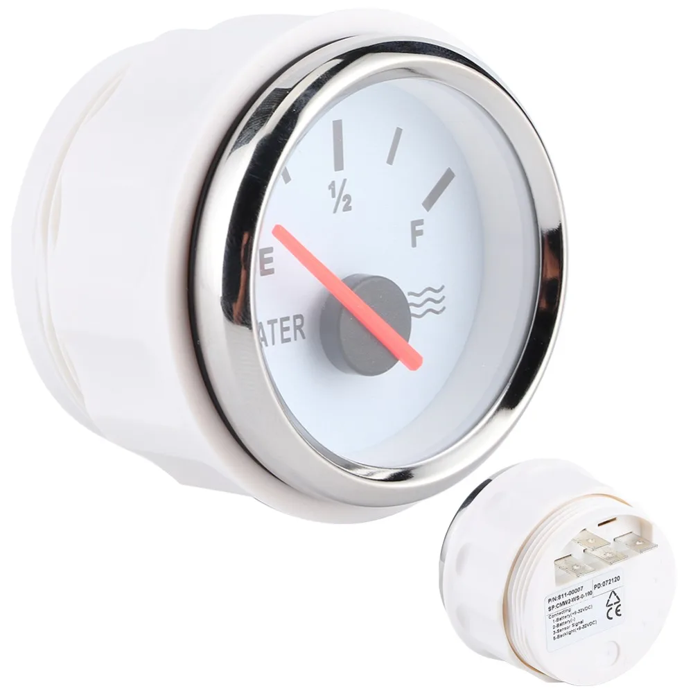 

Level Meter 52mm Water Level Gauge 2 Inch Liquid Level Meter Liquid Level Gauge Pointer Water Gauge Marine
