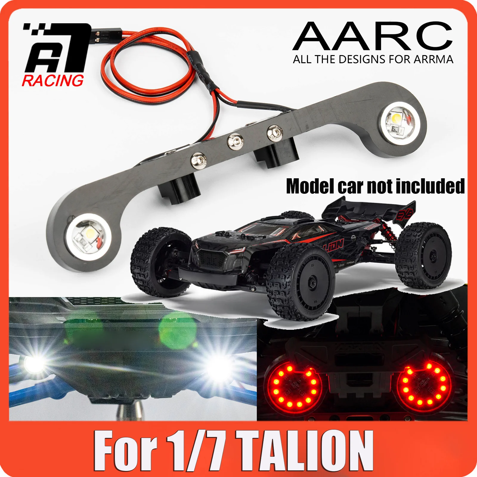 LED Headlights Taillights for 1/7 ARRMA TALION RC Truck RC Car