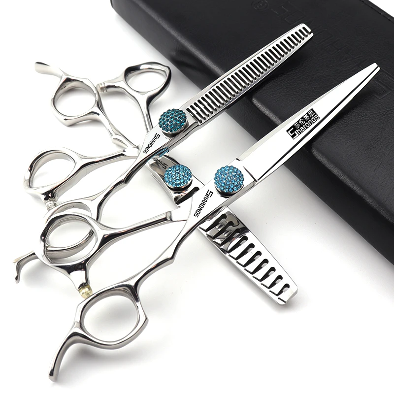 Authentic professional haircut and hairdressing scissors, high-end flat cut, traceless teeth cut, bangs hairstylist only.