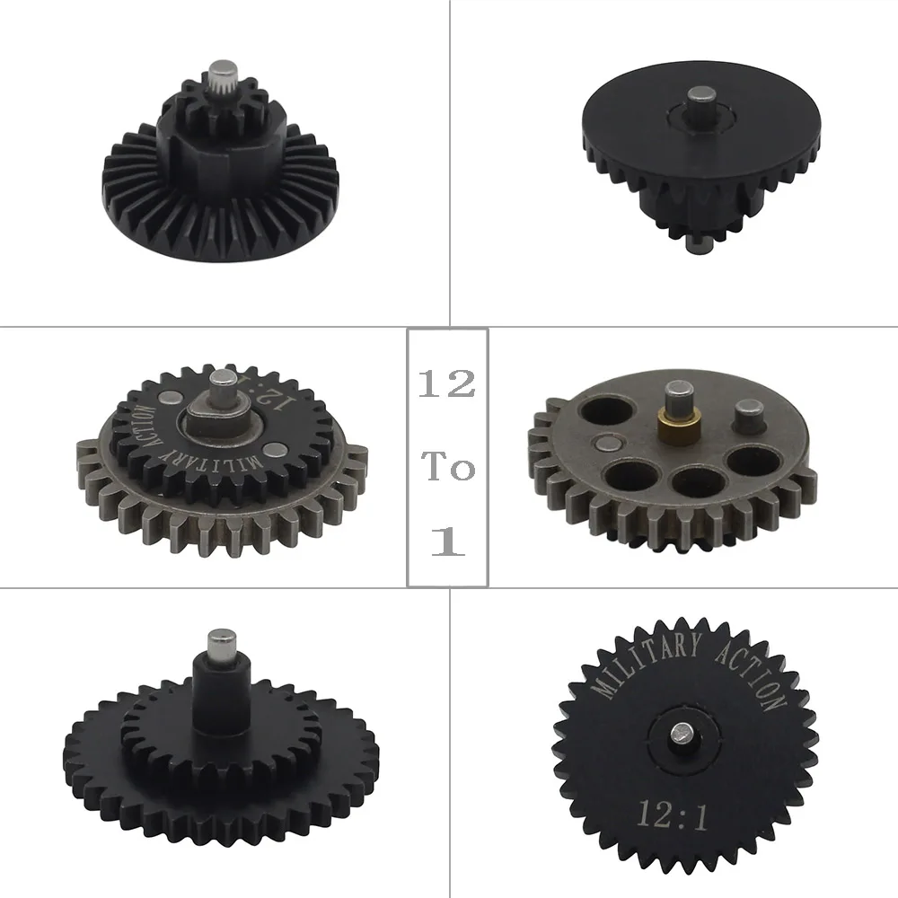 VULPO M.A Gen 1 Drive Ratio 12:1 16:1 100:300 High Speed&High Torque Gear Set For Airsoft AEG Ver.2/3 Gearbox