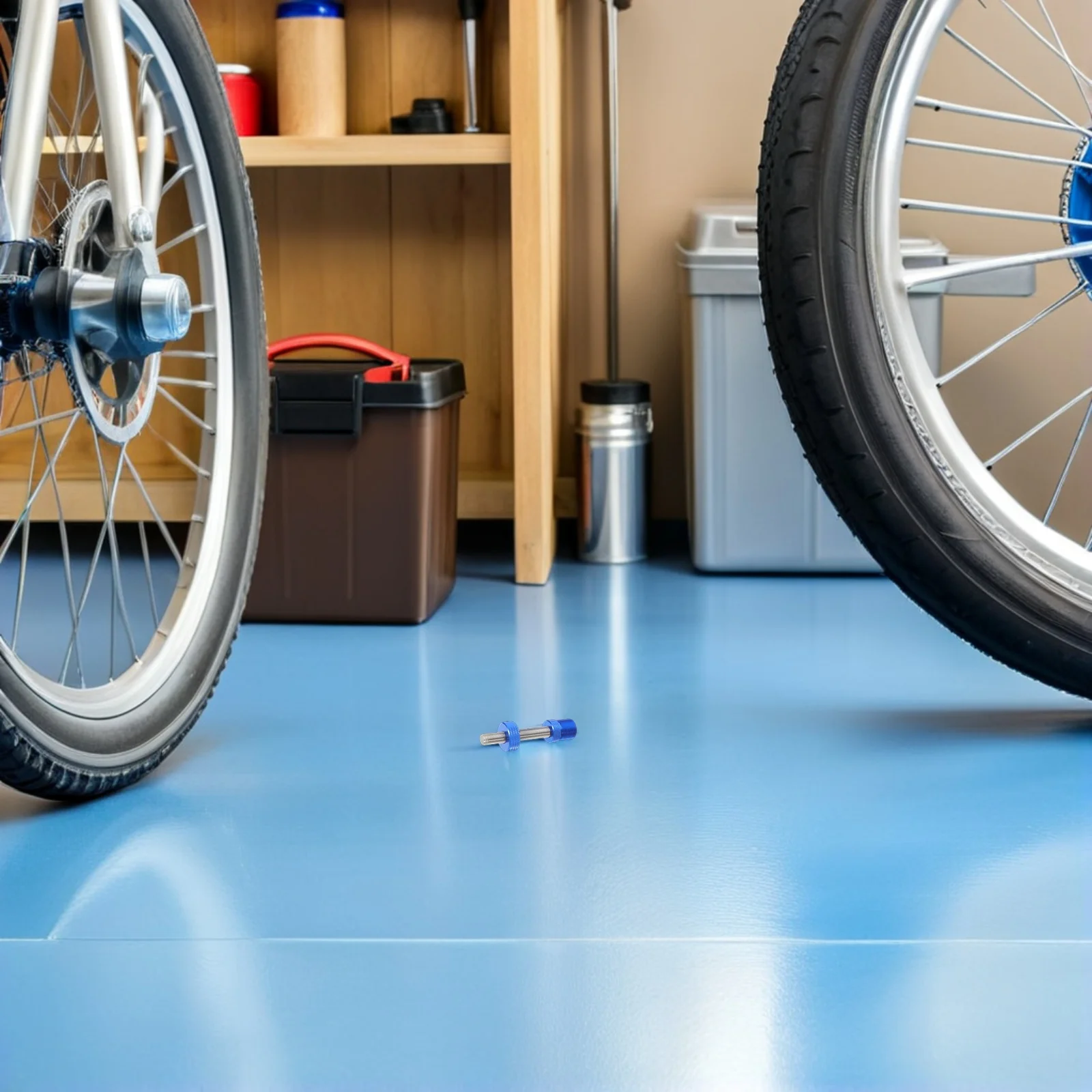 

2Pcs Blue M8 Anti-Drop Bottom Bracket Fixing Rod for Bicycle Crankset Secure Steel Screws Waterproof Finish Mountain Bike