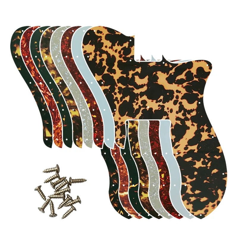 

Pleroo Custom Guitar Pickgaurd - For '72 Custom RI Tele No Control Hole Blank Guitar Pickguard Scratch Plate Multicolor Options