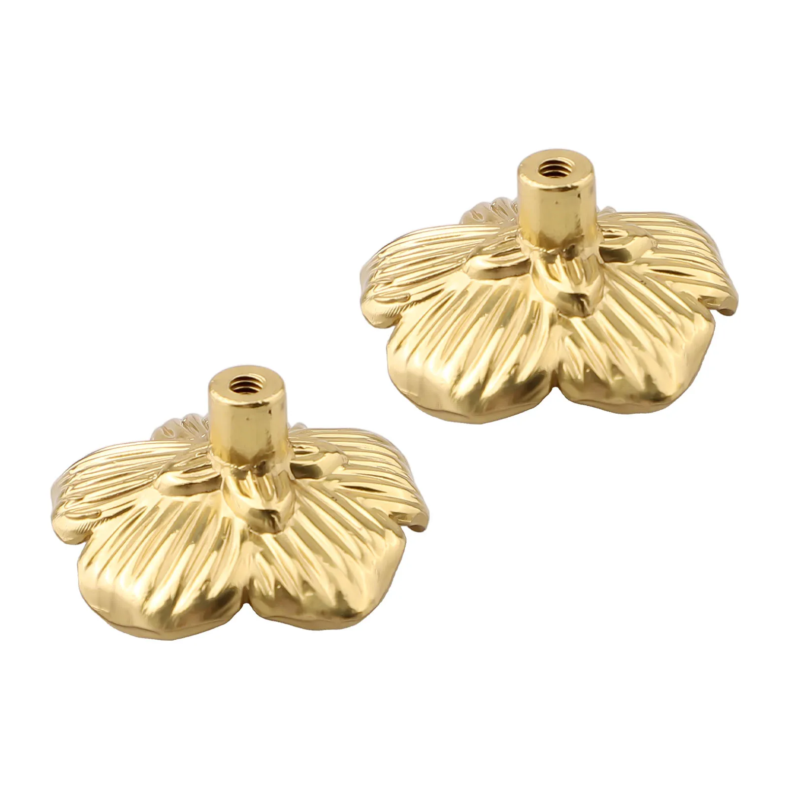 Gold Solid Brass Kitchen Cabinet Knobs Gold Flower Solid Brass Kitchen Cabinet Knobs Gold Flower Solid Brass Product Name