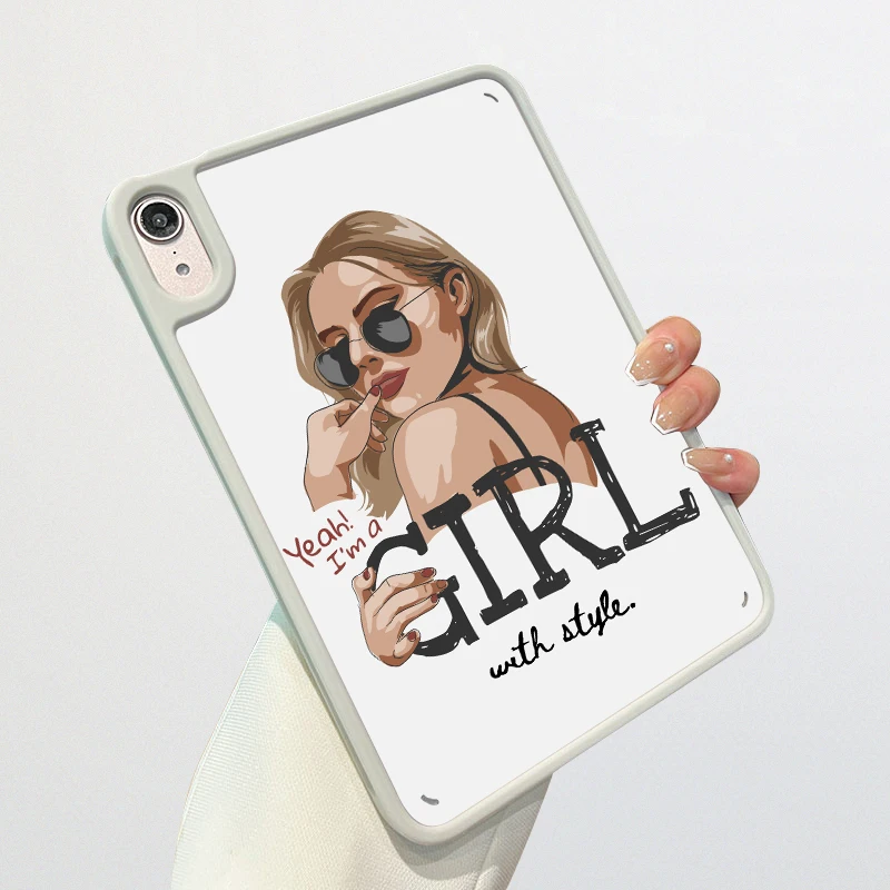 

Чехол для iPad Mini 7 A17 Pro 2024, чехол для iPad Mini 6th/Mini 6 поколения 8,3 дюйма, выпуск 2021 года, ipad air4/air5/air6 10,9 дюйма/iPad Air 11