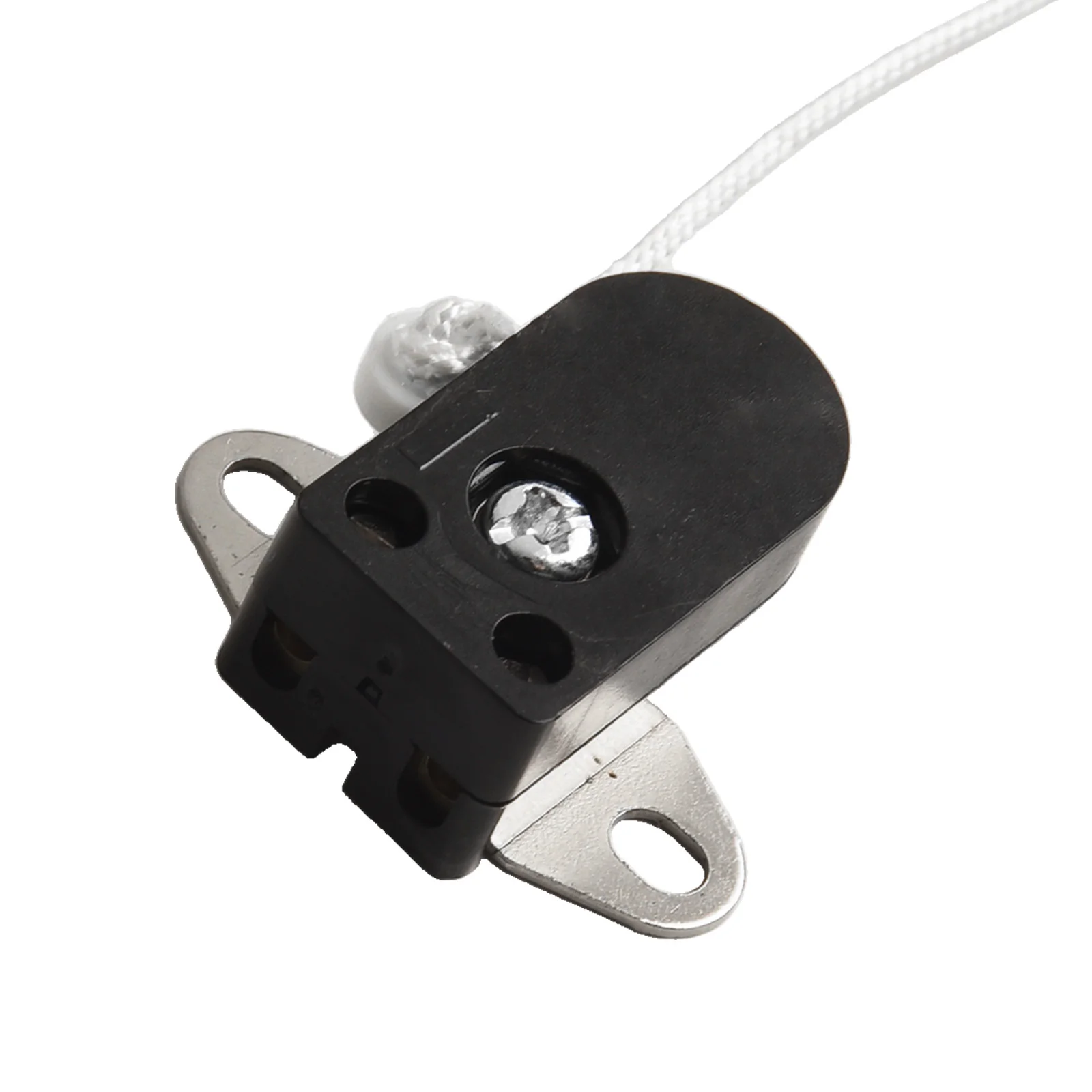 Compact Cord Switch 2 Hole Plate Switch Plastic, Metal Pull Switch Design Reliable Utility Contact Resistance ≤20Ω
