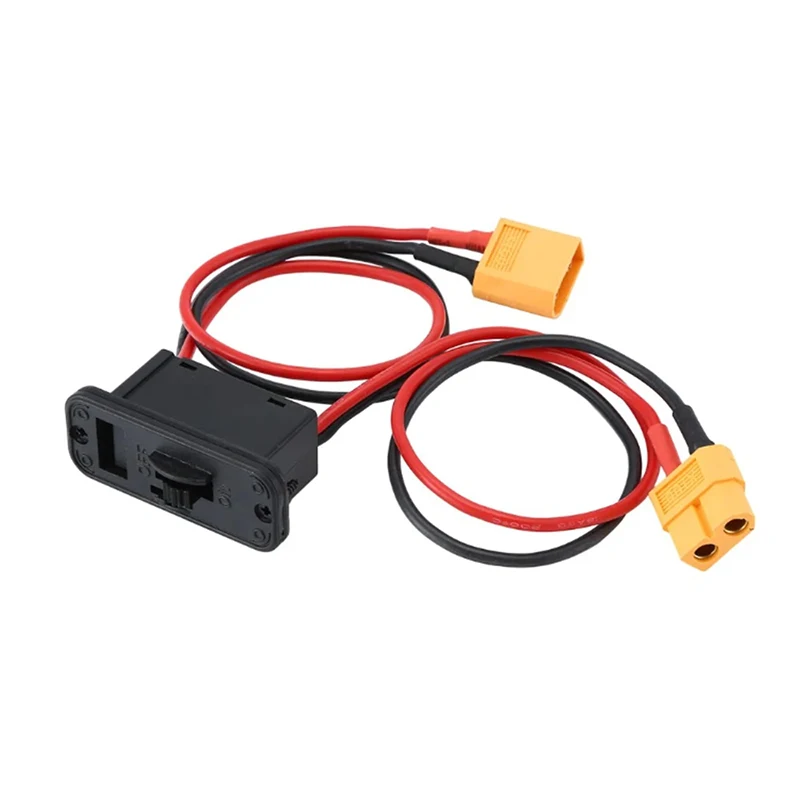 XT60 Switch High Current LiPo Battery On/Off Power Switch With XT60 Plug Connector Extension Wire Cable 18awg 200mm