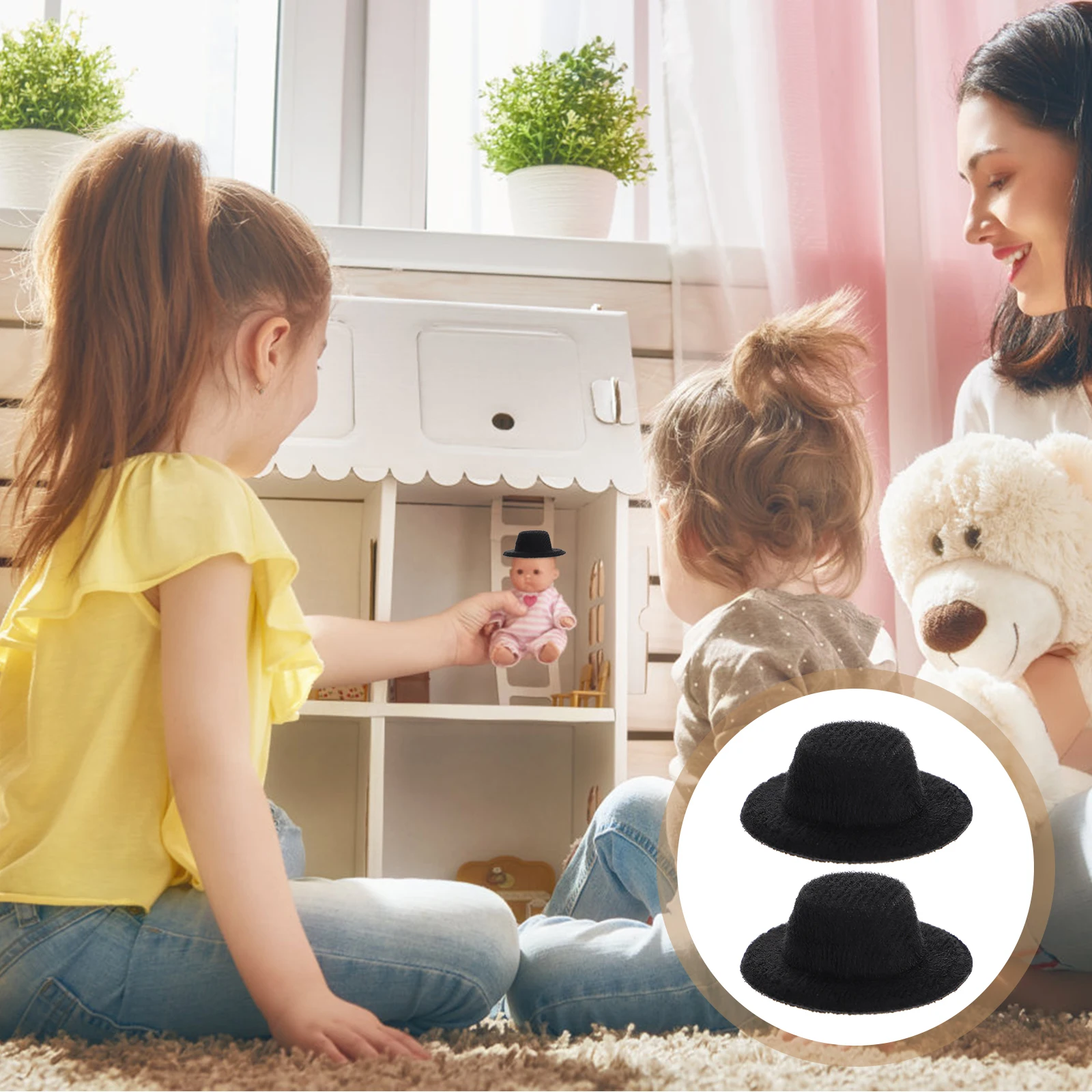 20 szt. Mini Kapelusze Jazzowe Lekkie Eleganckie Kapelusze do Dekoracji DIY, Przebrania, Unikalne, Szykowne, Precyzyjne Wykonanie