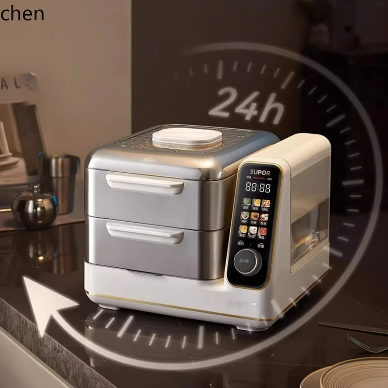 ZMLElectric Steamer Multifunctional Household Stainless Steel Large Capacity Steamer