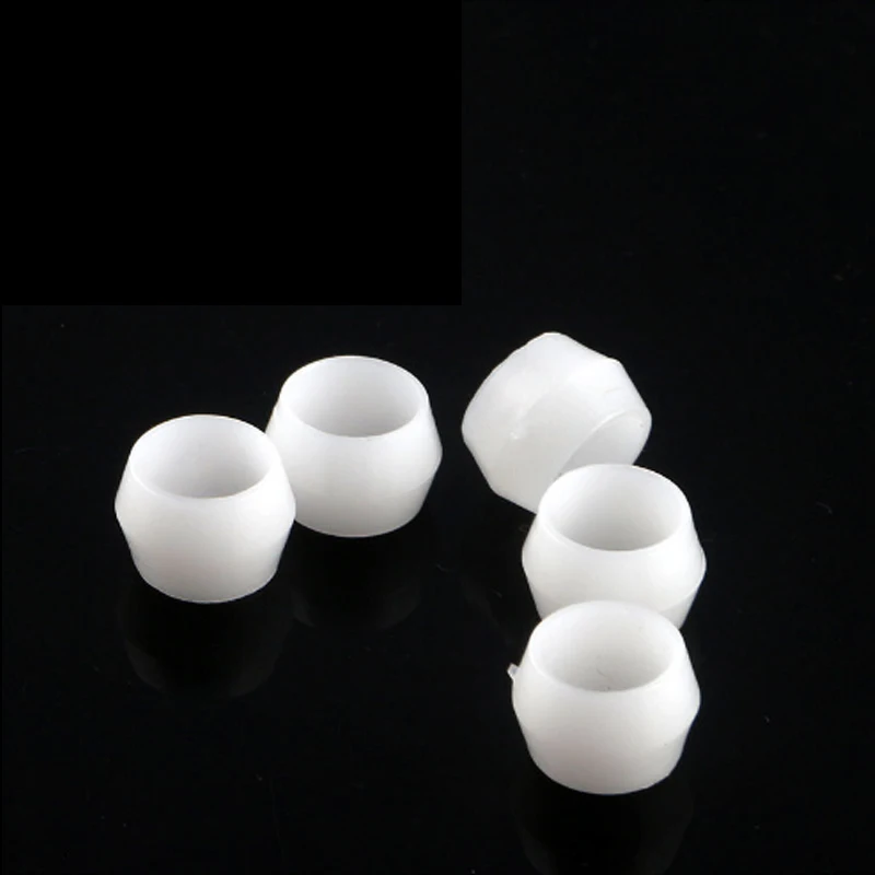 10pcs 1/4''Plastic Sleeve Insert Hose Socket RO Water Filter Parts Pipe Fittings Gooseneck Faucet Leakproof Accessories