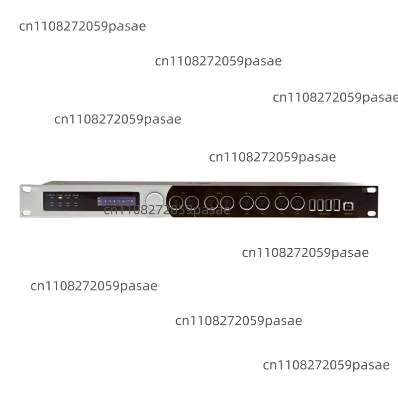 

MIDI-интерфейс 8x12 DIN USB Host Ethernet RTP-MIDI, 22 порта, для студийной записи, монтируемый в стойку