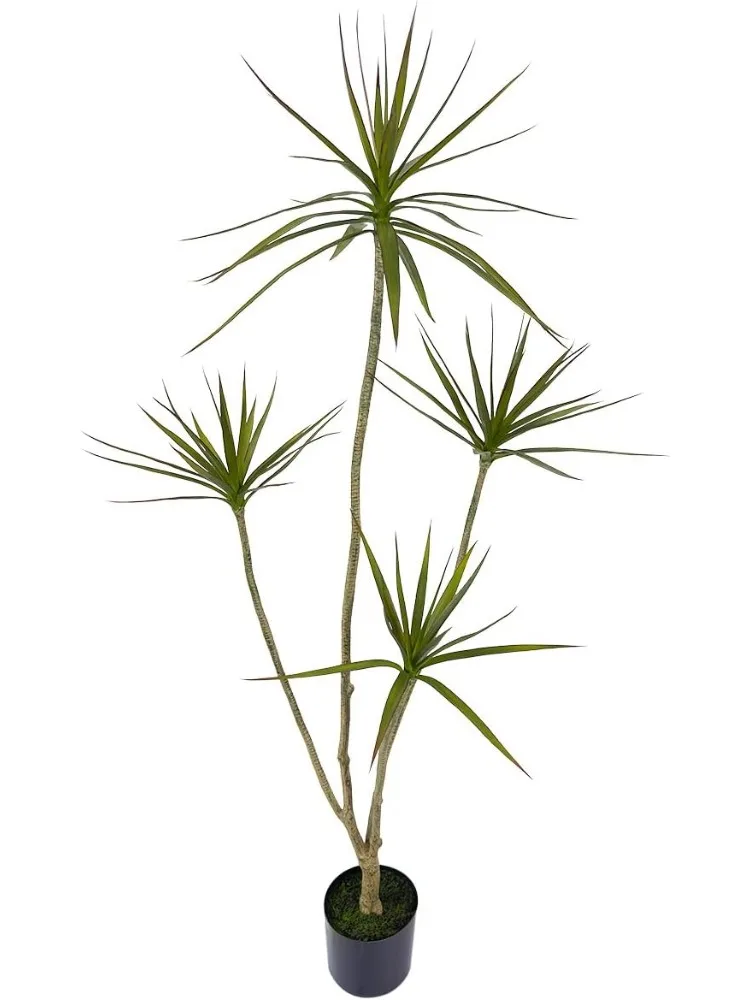 

Dracaena marginata, искусственные растения высотой 5 футов, искусственные растения Dracaena marginata для дома, искусственные деревья для офиса и дома L