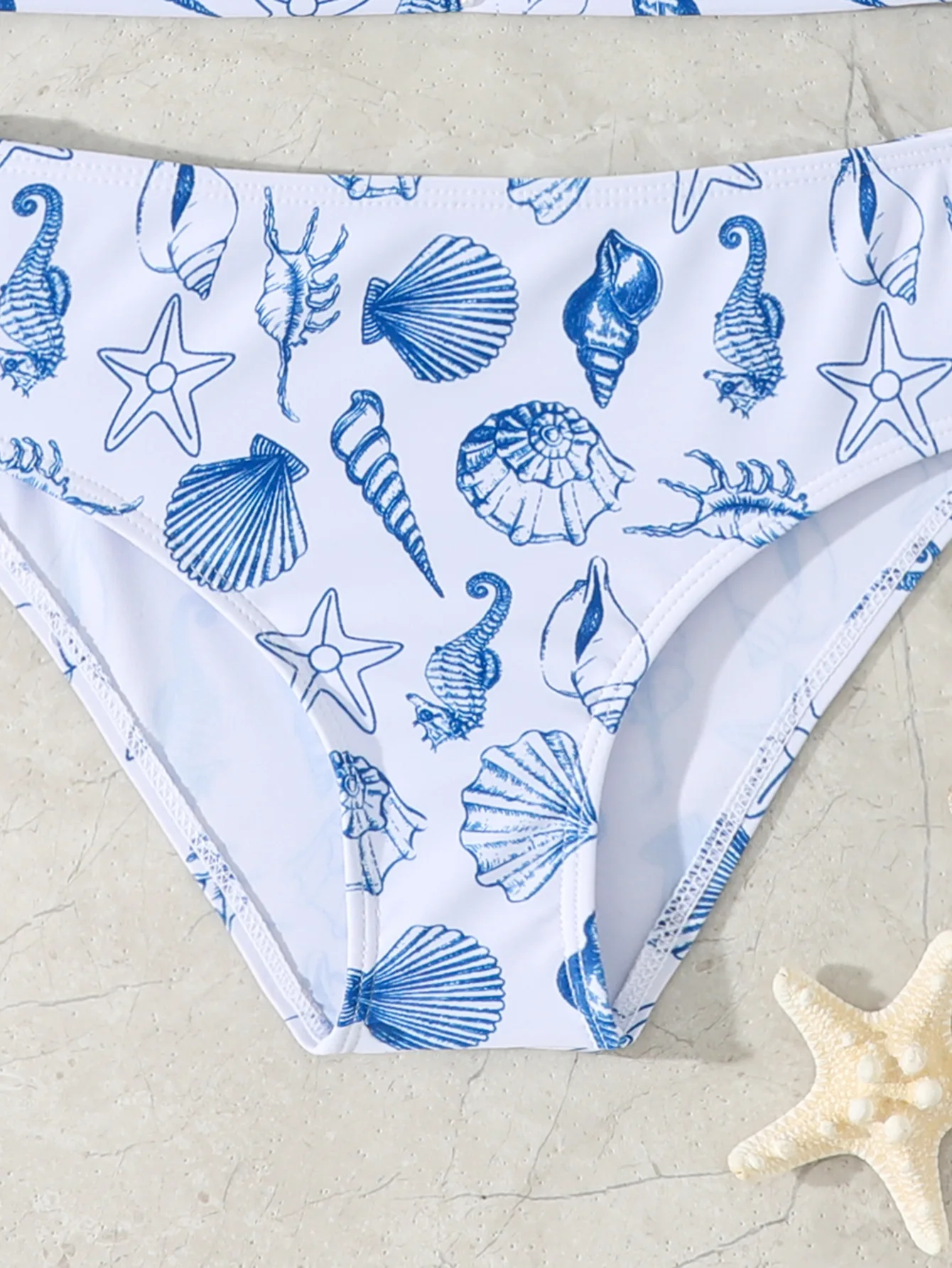 Zweiteilige Bikini-Badeanzug-Sets für Mädchen im Teenageralter, mit Blumenmuster und Karomuster, niedliche, lässige Badebekleidung für Mädchen im Alter von 8 bis 12 Jahren, Badeanzug, Strandkleidung – Detail 3