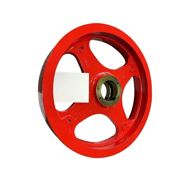 Crusher accessory flywheel cast iron sheet heavy-duty for mining stone materials spare parts