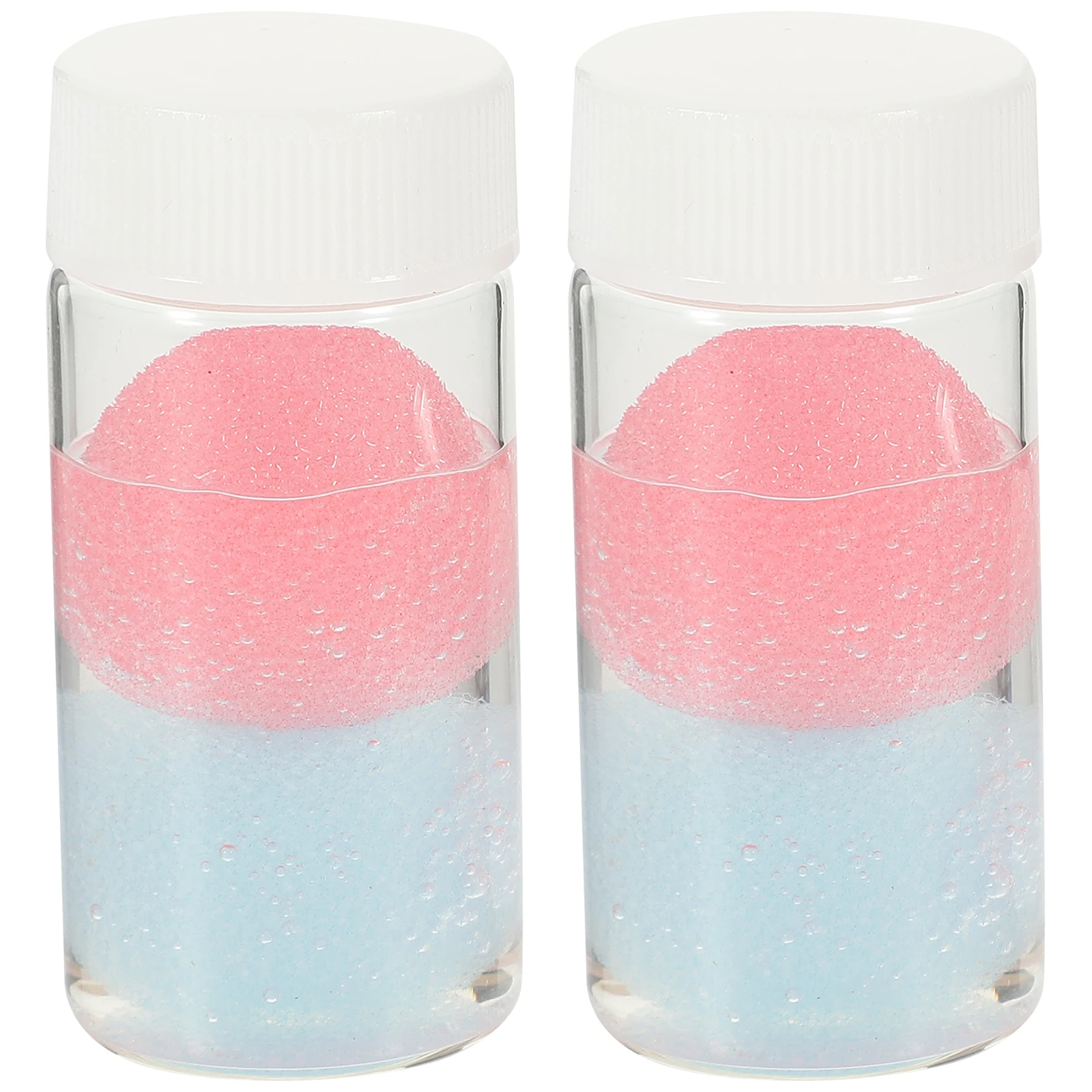 2 szt. Mini przenośny zestaw do czyszczenia pęset do rzęs z gąbeczkami do usuwania kleju, narzędzia do przedłużania rzęs, czyszczenie pęset