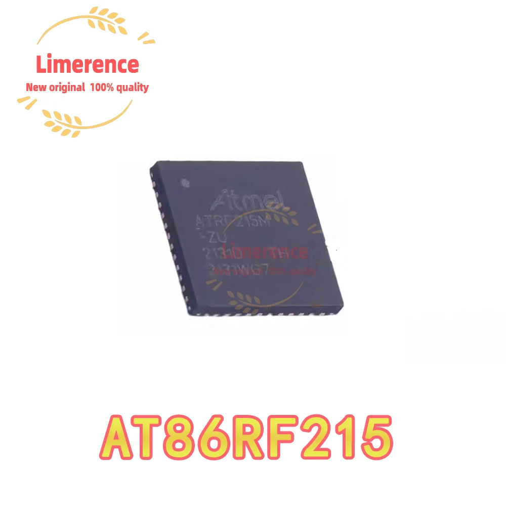 (1piece)100% New AT86RF215-ZU 86RF215-ZU 86RF215 AT86RF215 QFN-48 Chipset