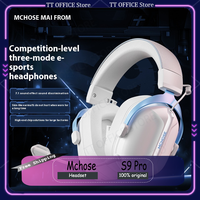 MCHOSE S9 Pro E-sport Gaming Headphone 3-mode Wireless Aluminum Alloy AI Noise Reduction Gaming Headset Gaming Accessory Custom