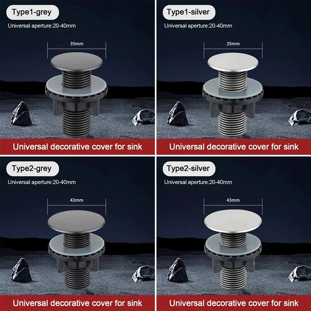 便利な漏れ防止蛇口穴カバー止水栓排水シールキッチンシンクプラグ洗面台装飾プラグ