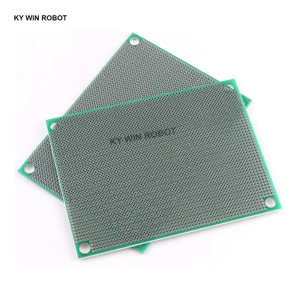 1pcs PCB Prototype Board Circuit Protoboard Universal Stripboard Prototyping Veroboard 6X8 cm 60x80mm pitch 1.27mm Double Side