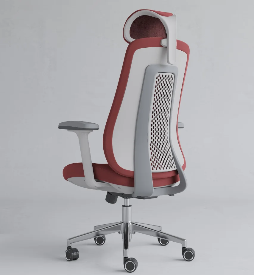 ZC02 Factory Wholesale Comfortable Bureau Red Black Green Adjustable Office Mesh Chair