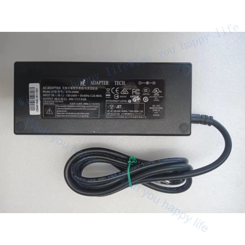 

TT for Adapter Tech. STD-24066 24V 6.6A Power Supply Adapter Charger