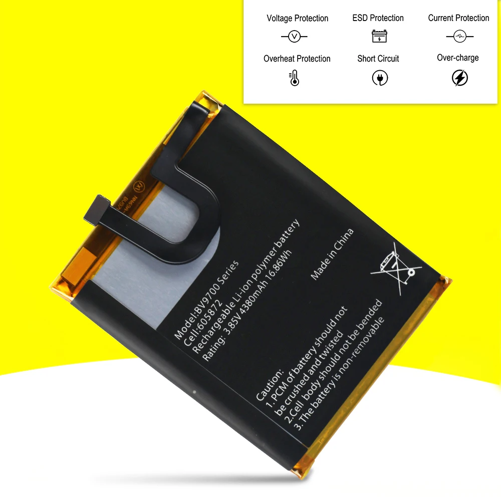 NEW 4380mAh Battery For Blackview BV9700 / BV9700 Pro Phone Replacement With Tracking Number