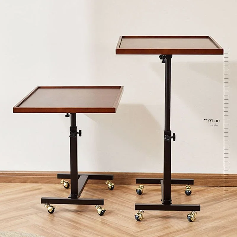 Height Adjustable Study Computer Desks Wooden Removable Notebook Bedside Computer Table Folding Mesa Escritorio Home Furniture