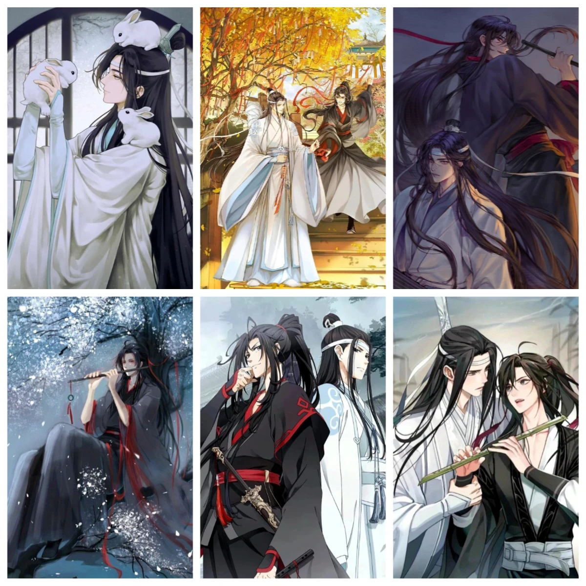 

500/1000/1200/2000PCS Puzzles for Adults,Anime Character Cultivation Theme Jigsaw Puzzles Educational Games Home Decor Gifts