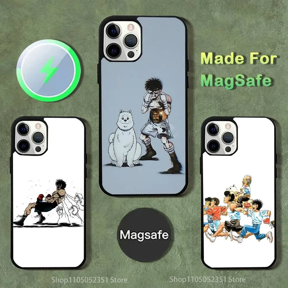 

H-Hajime no I-Ippo Phone Case For iPhone 16,15,14,13,12,11,Pro,Max,Plus,Mini,SE4,E Magnetic Magsafe Wireless Charging