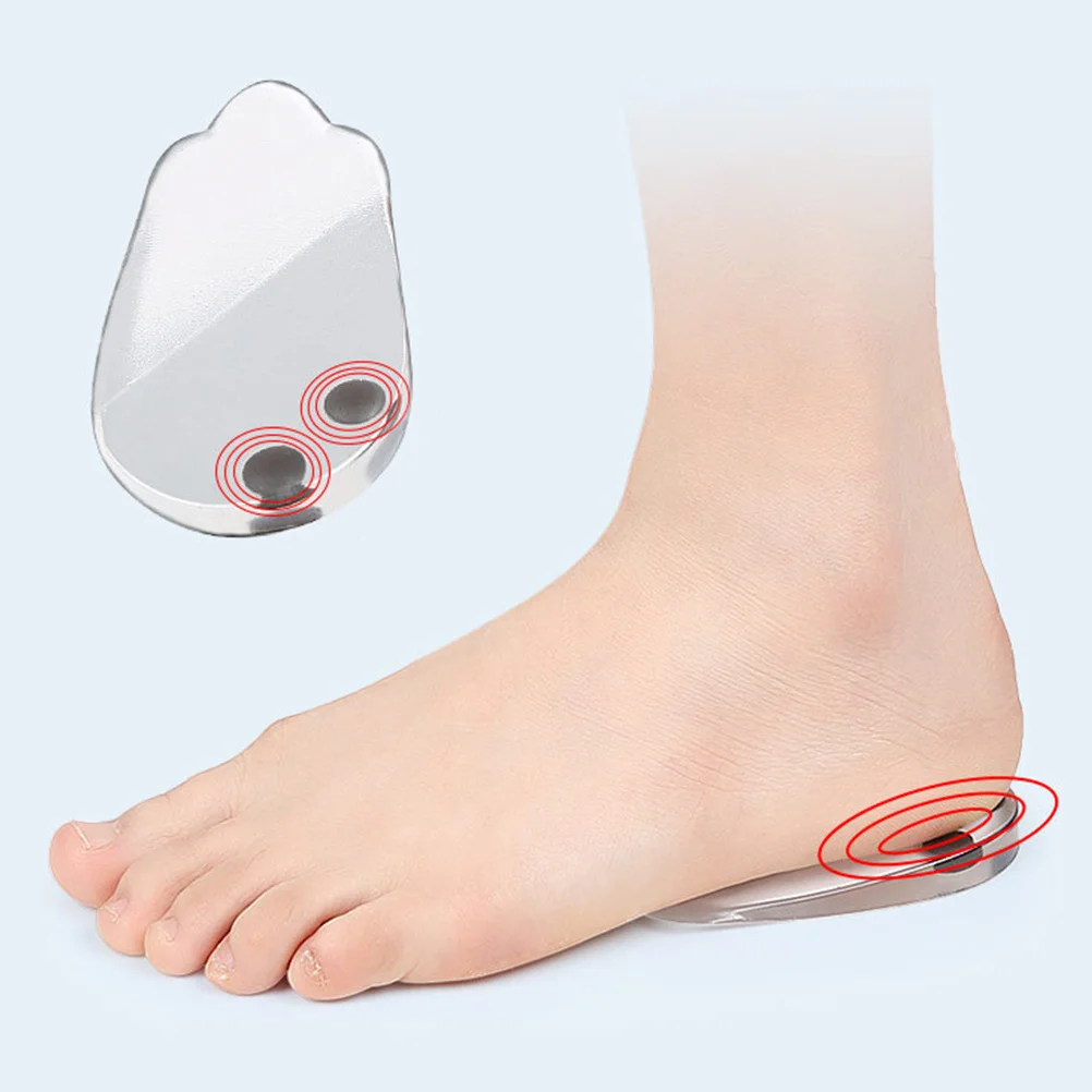 3 أزواج إدراج الحذاء المغناطيسي نعال جيل تقويم العظام قدم منصات كعب تصحيح فلاتفوت الموقف لتخفيف الآلام وسادة حذاء المغناطيس #1