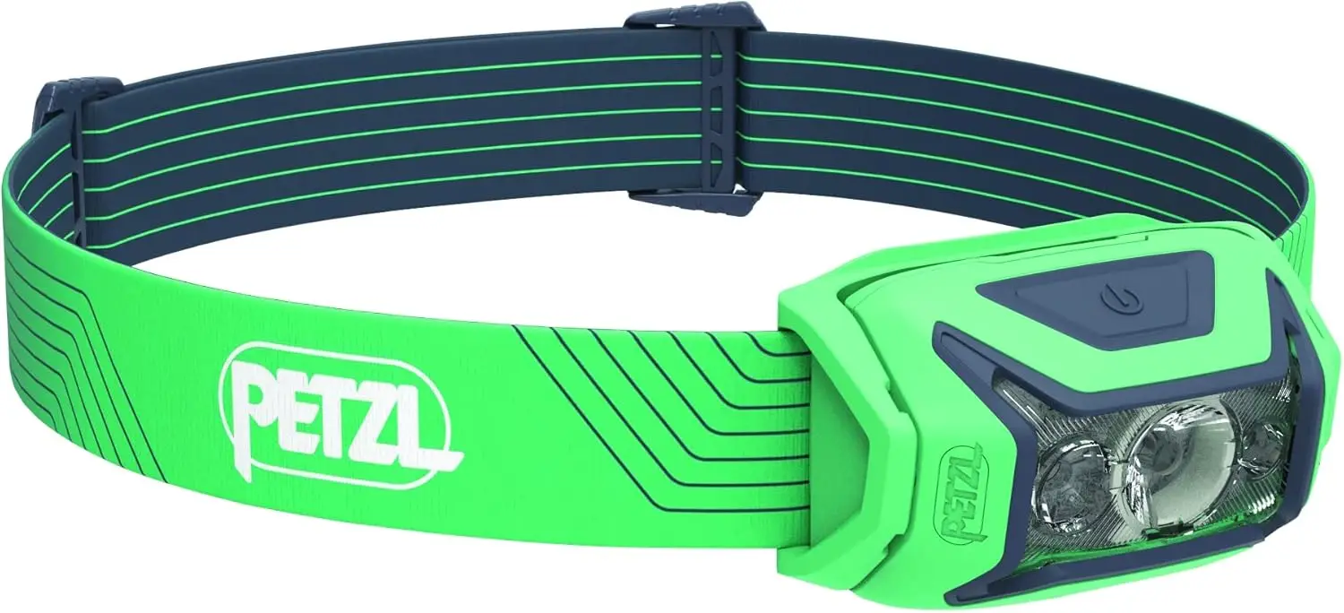 

Green Headlamp with Red Light, 450 Lumens, Lightweight for Outdoor Activities