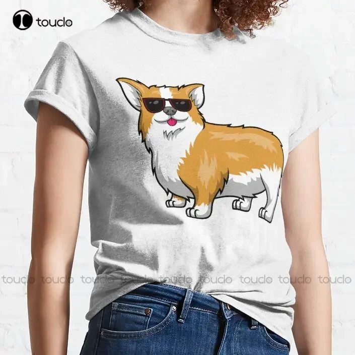 Incognito Corgi  Love Corgis Cute Mom Classic T-Shirt T-Shirt Women Make Your Design Xs-5Xl New