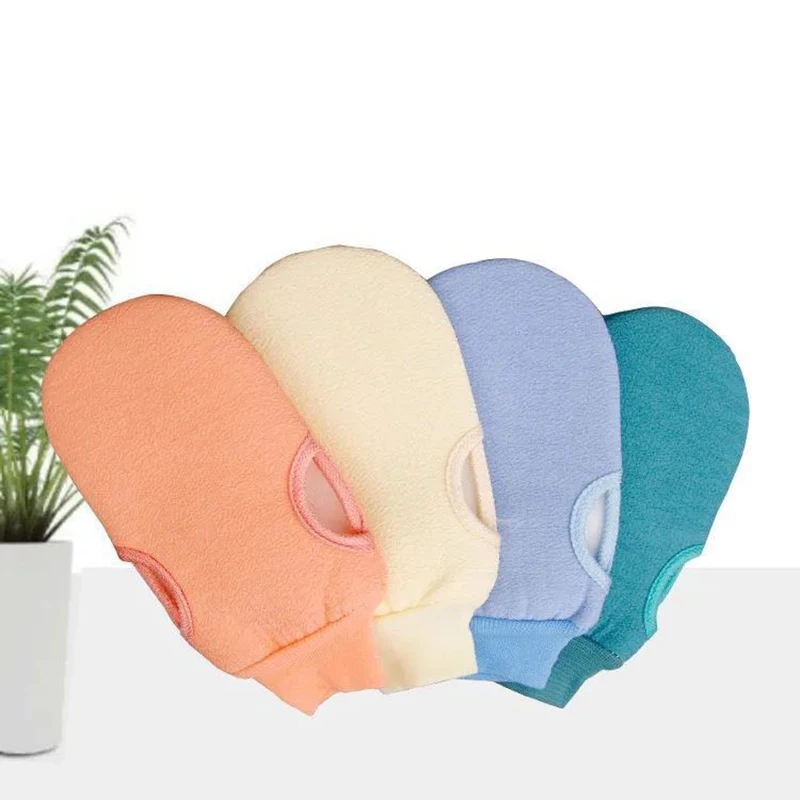 1pc Bath For Peeling SPA Exfoliating Body Cleaning Scrub Mitt Rub Dead Skin Gloves For Shower Body Brush Towel Foam Body Massage