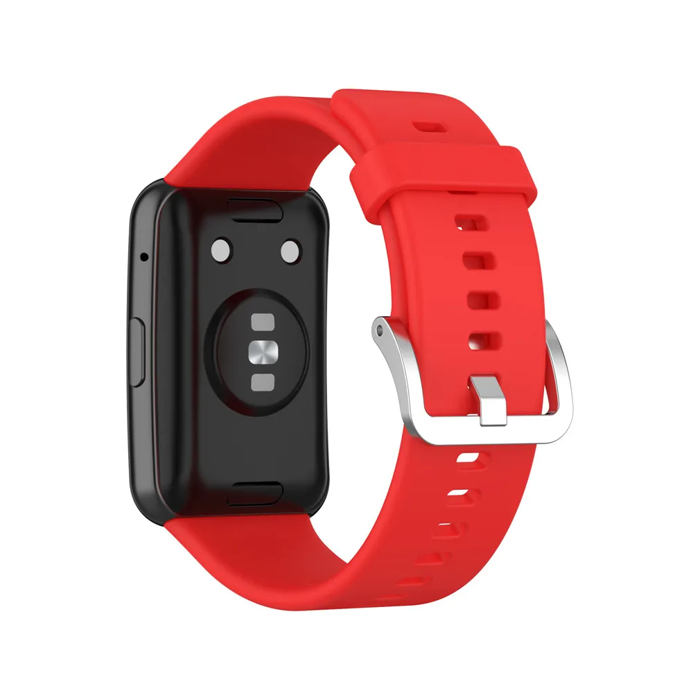 BEHUA Buntes Silikonarmband für Huawei Watch Fit Original Smartwatch-Zubehör, Handgelenksband mit Werkzeug, einfache Anpassung – Detail 37