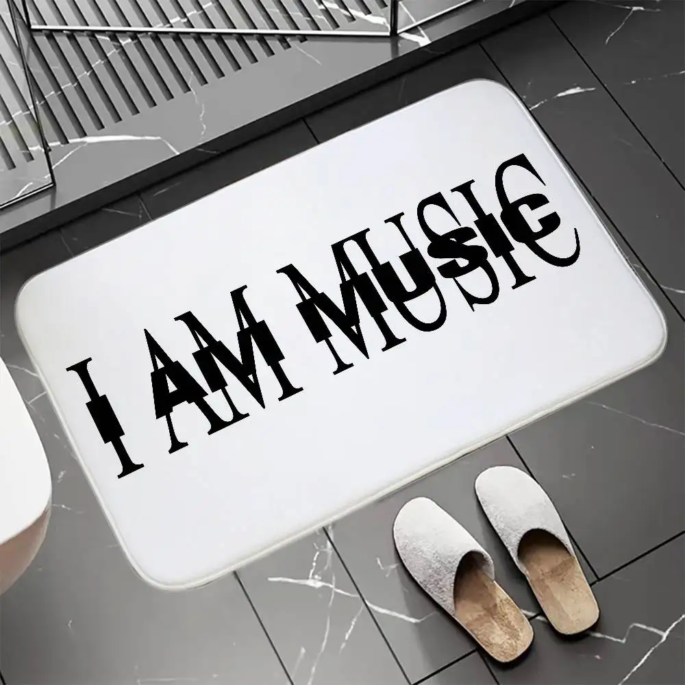 

P-Playboi Carti I AM Music Floor Mat Entrance Doormat Bath Mats Non-slip Mat Carpets Carpet Entrance of House Custom Kitchen