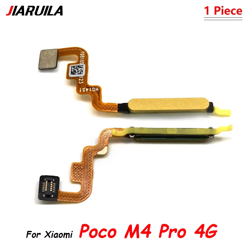 Fingerprint Scanner For Xiaomi Poco X3 Pro M3 F3 / M4 Pro 4G Home Button Fingerprint Menu Return Key Sensor Flex Cable