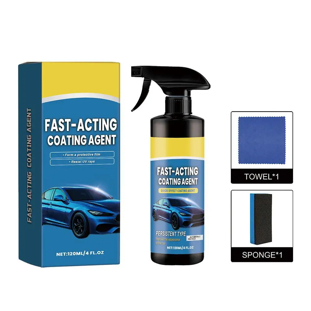 Car Coating Spray Vehicle Refurbish Agent Car Fast-Acting Coating Spray Multi-functional Coating Renewal Agent High Protection