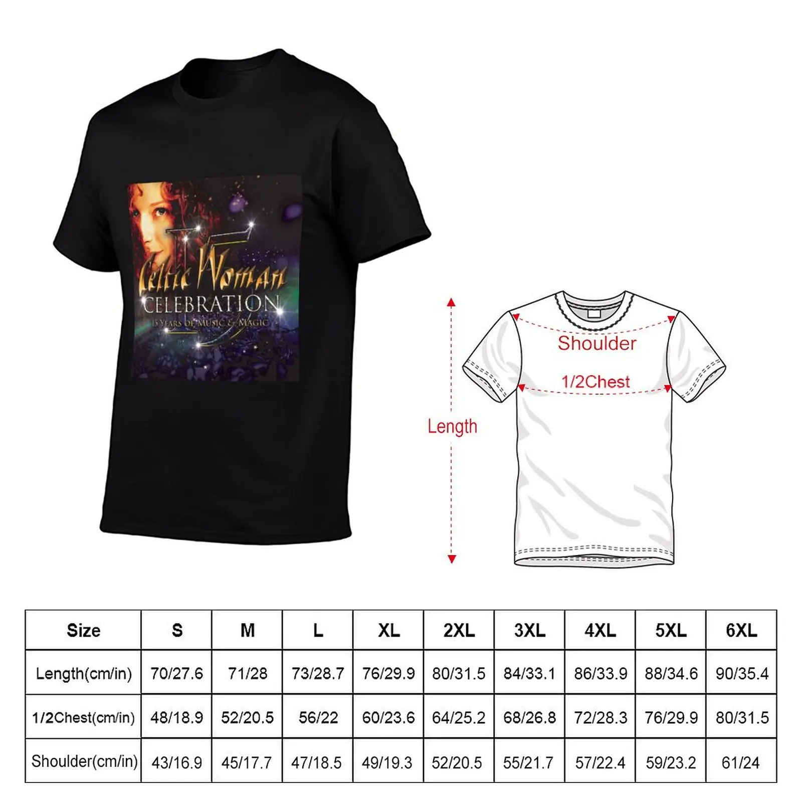 Celtic Woman Celebration T-Shirt Durable Work Wear T-Shirt