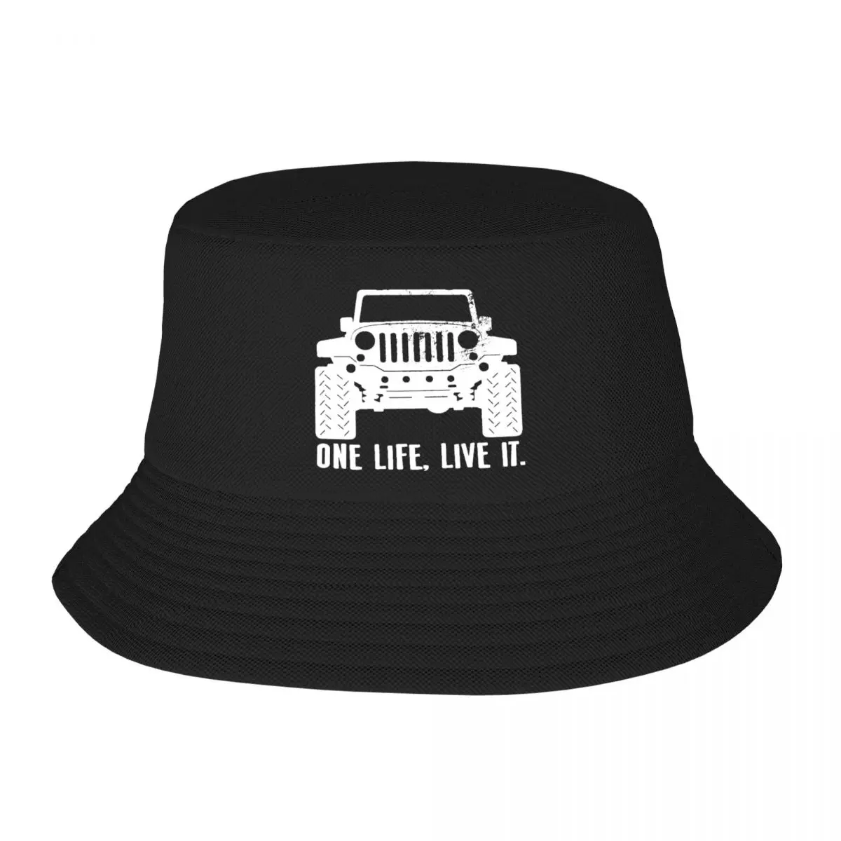 Custom One Life Live It Bucket Hat Women Men Fashion Summer Beach Sun Fisherman Cap