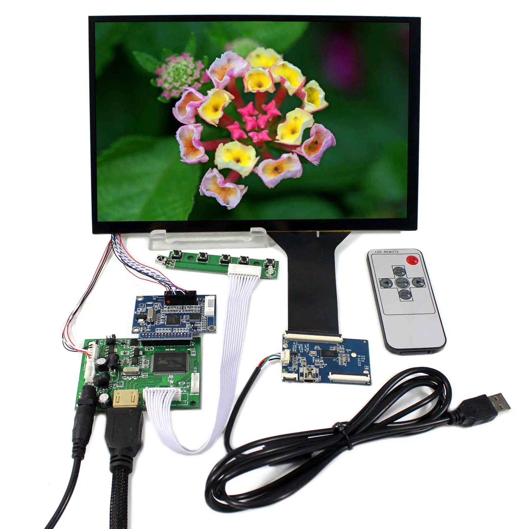 H DMI LCD Controller Board 10.1inch 1920x1200 B101UAN01.A IPS Capacitive Touch Screen