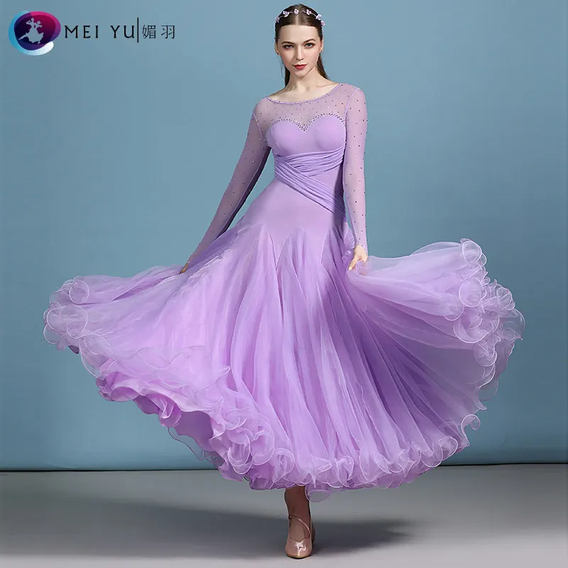 

2026 Woman New Dance Dress Performance Dress National Standard Dance Costume Dress My820
