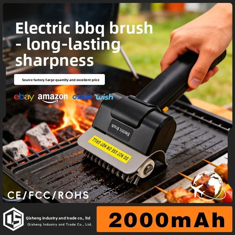 rechargeable-wireless-electric-bbq-brush-stainless-steel-roller-cleaning-brush-for-outdoor-grill
