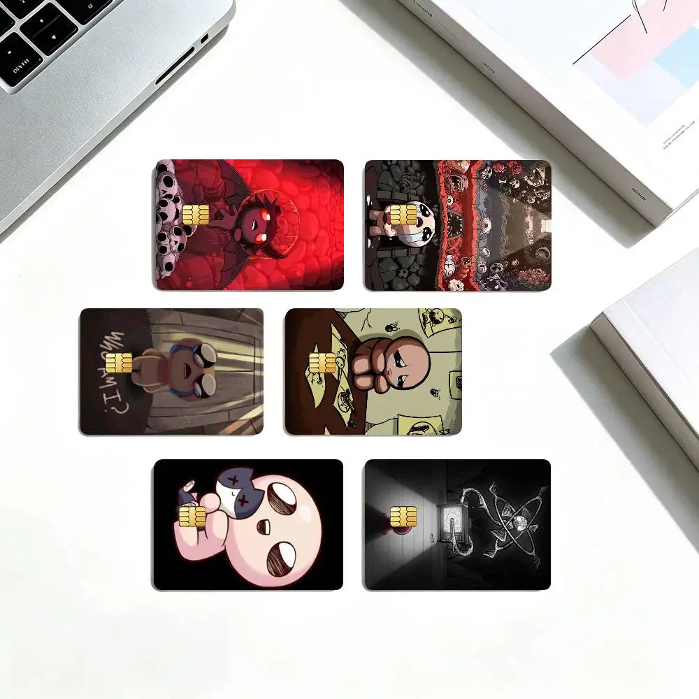 T-The Binding of Isaac G-Game  Credit Card HD Stickers Game Card Decal Small Chip Waterproof Sticker Gift