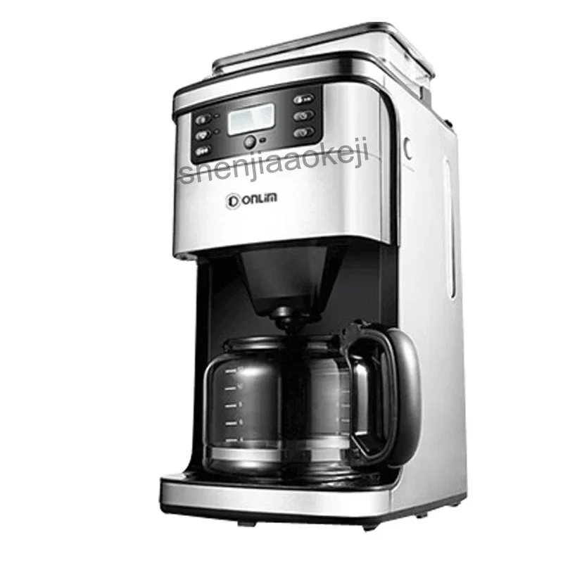 Haushaltsgeräte Kommerzielle Kaffeemaschine KF800 Haushalt Mahlen Bean Cafe Amerikanische Maschine Tropfkaffeemaschine 900W 1pc