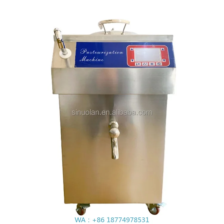CE Cream Gelato Batch Freezer Sterilizzazione60L Piccolo 3 in 1 Pasteurizzazione Mini Pasteurizzatore e Omogeneizzatore per Macchina per il Latte I