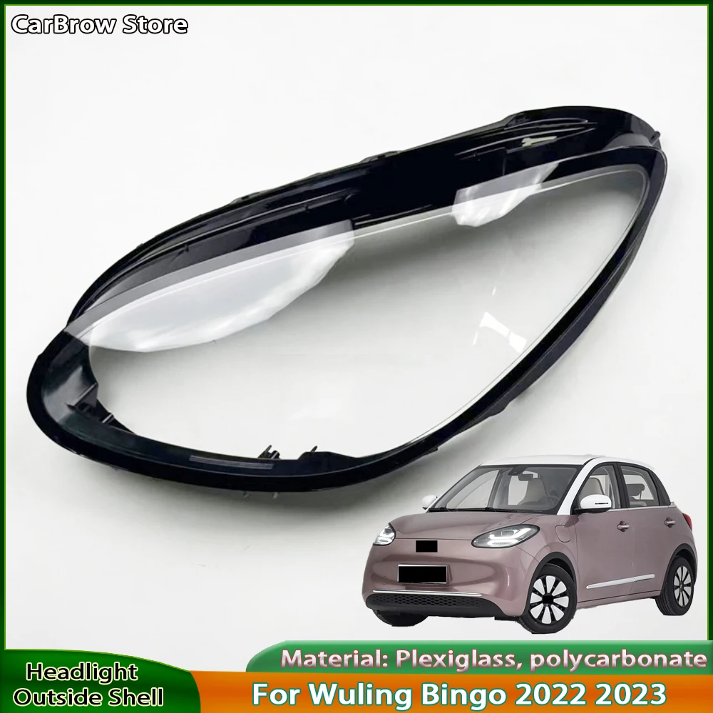

Headlamp Lampshade Cover Lens For Wuling Bingo 2022 2023 Car Accessories Headlight Lamp Shade Plexiglass